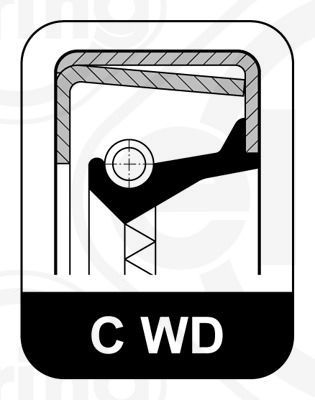 ELRING Wellendichtring, Differential (008.745) Thumbnail